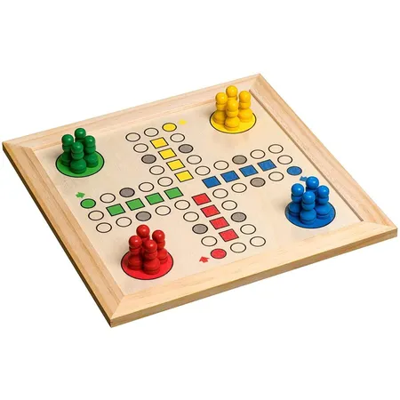 Philos Holz-Spielesammlung, klein, mit 10 Spielmöglichkeiten