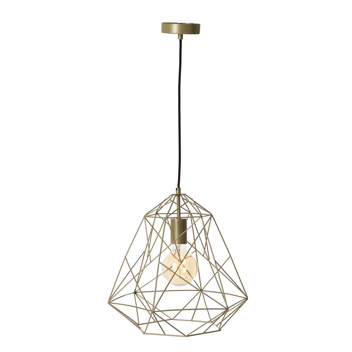 Industriële hanglamp goud  - Framework Basic