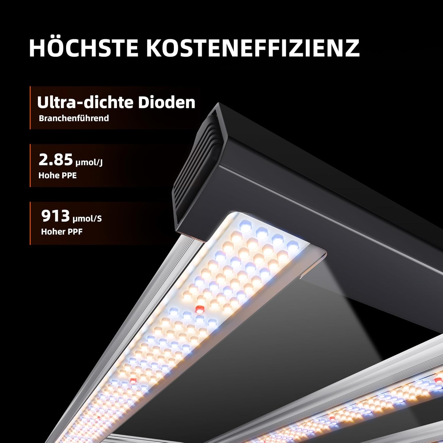 Spider Farmer Cost-Effective G4500 LED Grow Light 320W, Smarte APP Steuerung Pflanzenlampe Vollspektrum Grow Lampe Dimmbar Grow Lample für Gemüse Blume 60x120CM Abdeckung, Bridgelux Dioden