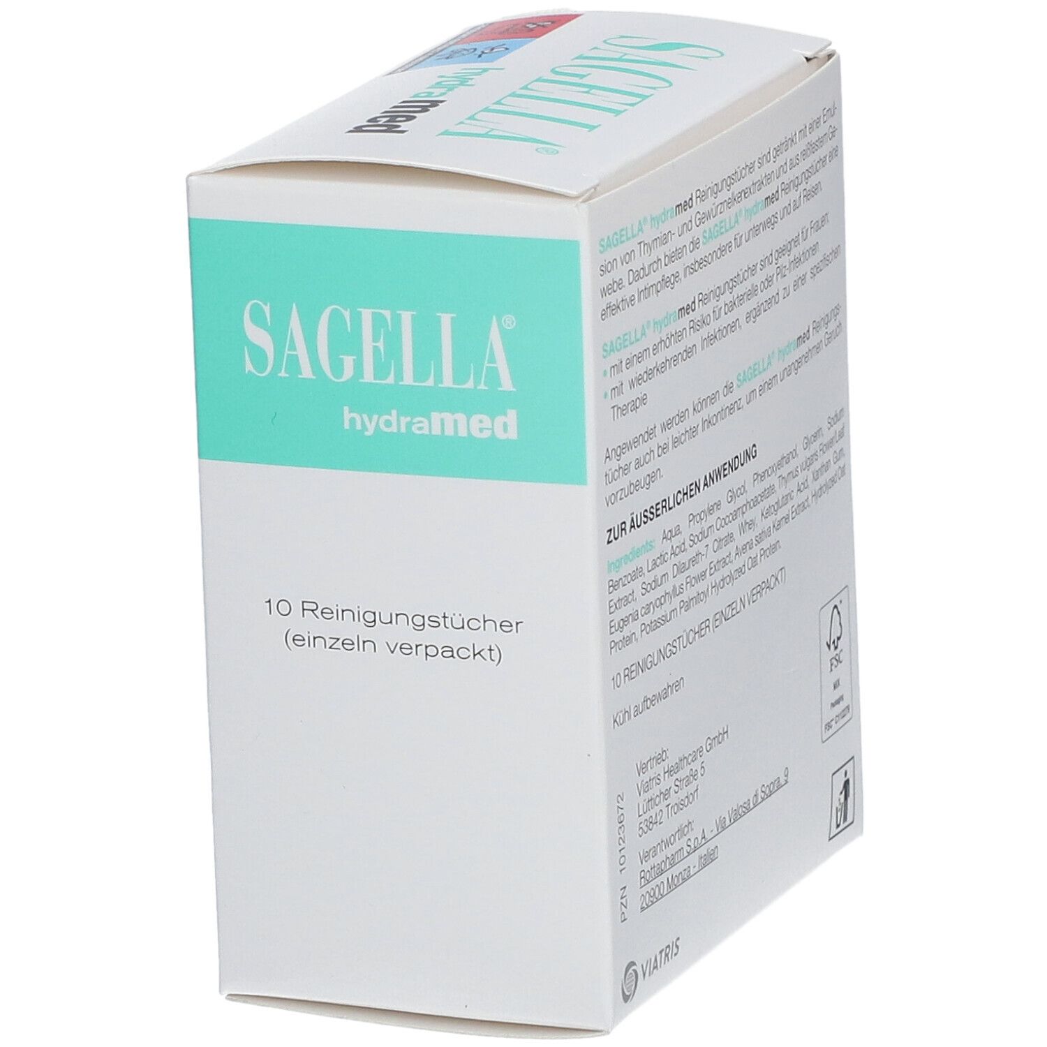 SAGELLA hydramed Intim-Reinigungstücher