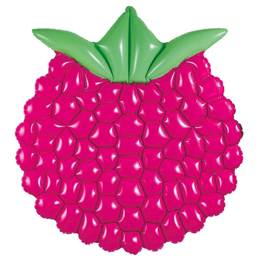 Matelas gonflable framboise