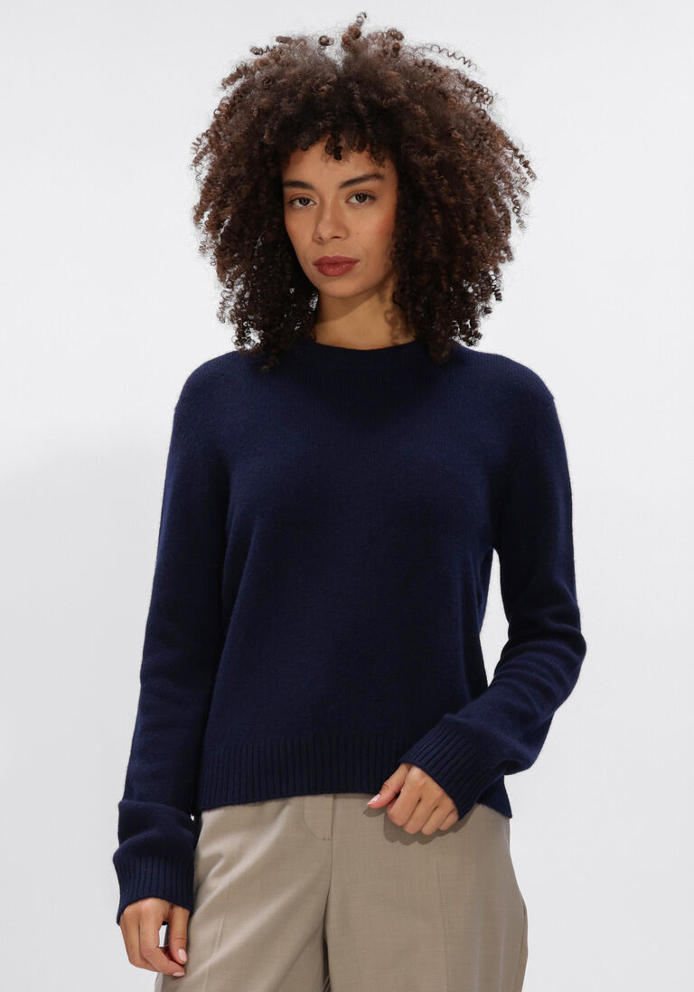donkerblauwe lisa yang trui mable sweater