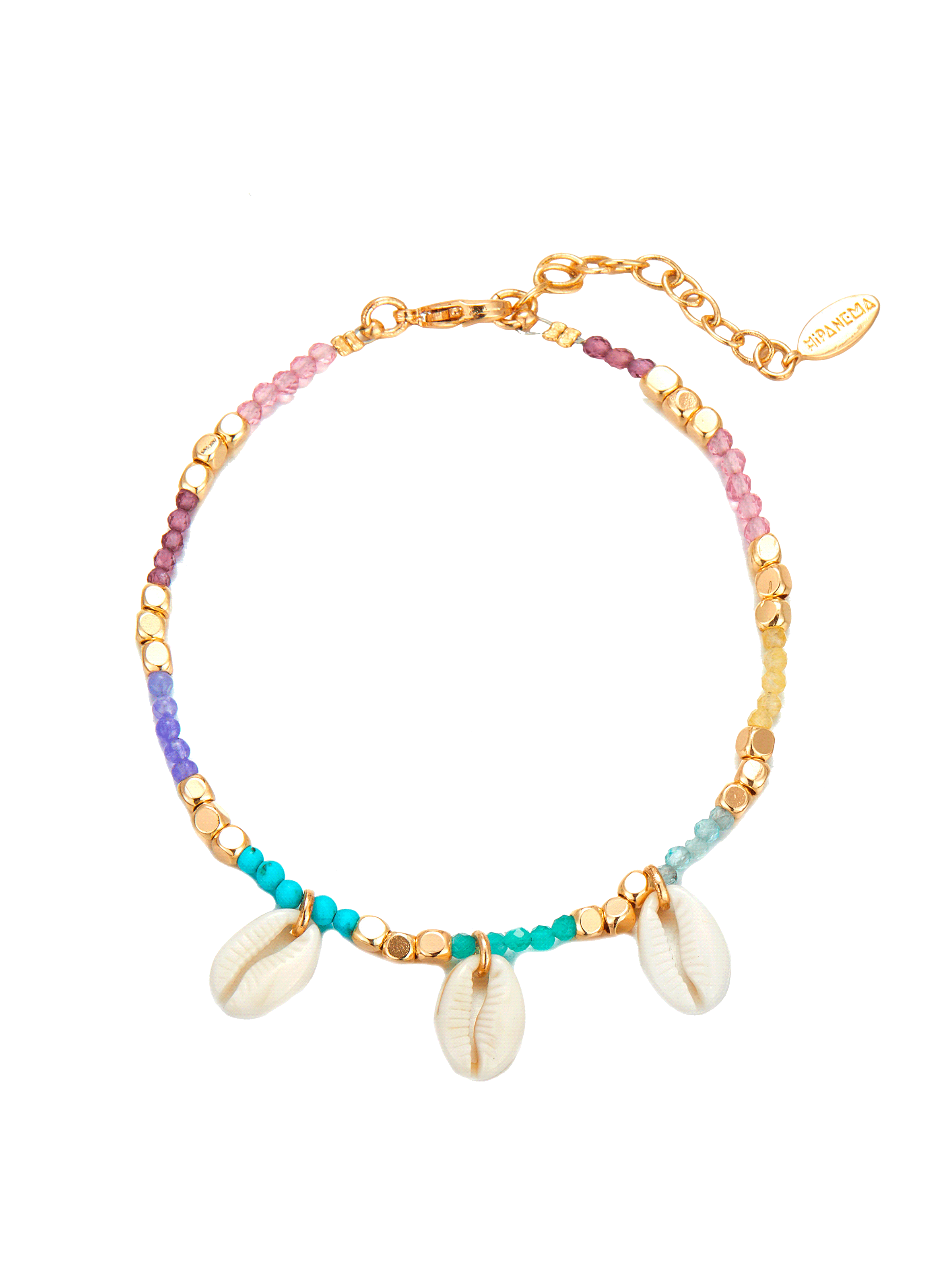 BONZINA - Bracelet en perles et coquillages | Multicolore