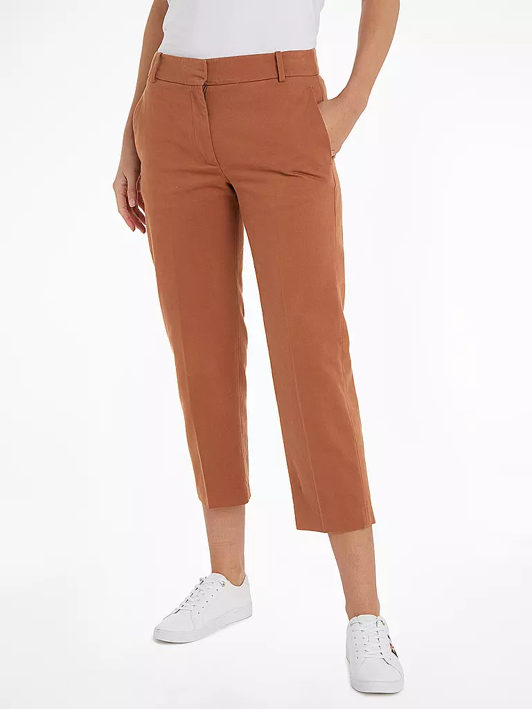 TOMMY HILFIGER Chino Slim Fit 7/8 kupfer