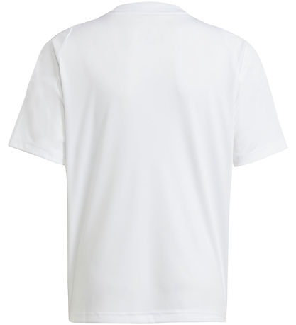 adidas Performance T-Shirt - Messi - Weiß/Fast Blue