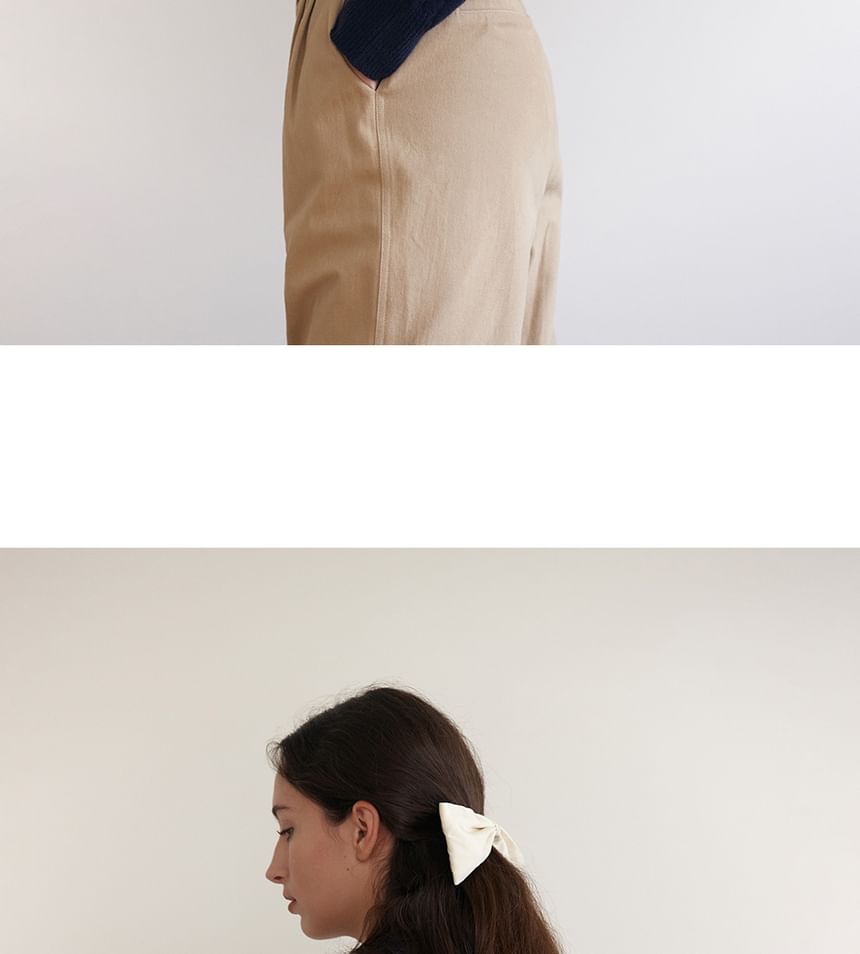 rolarola - V-hals kabelgebreid vest (marineblauw)