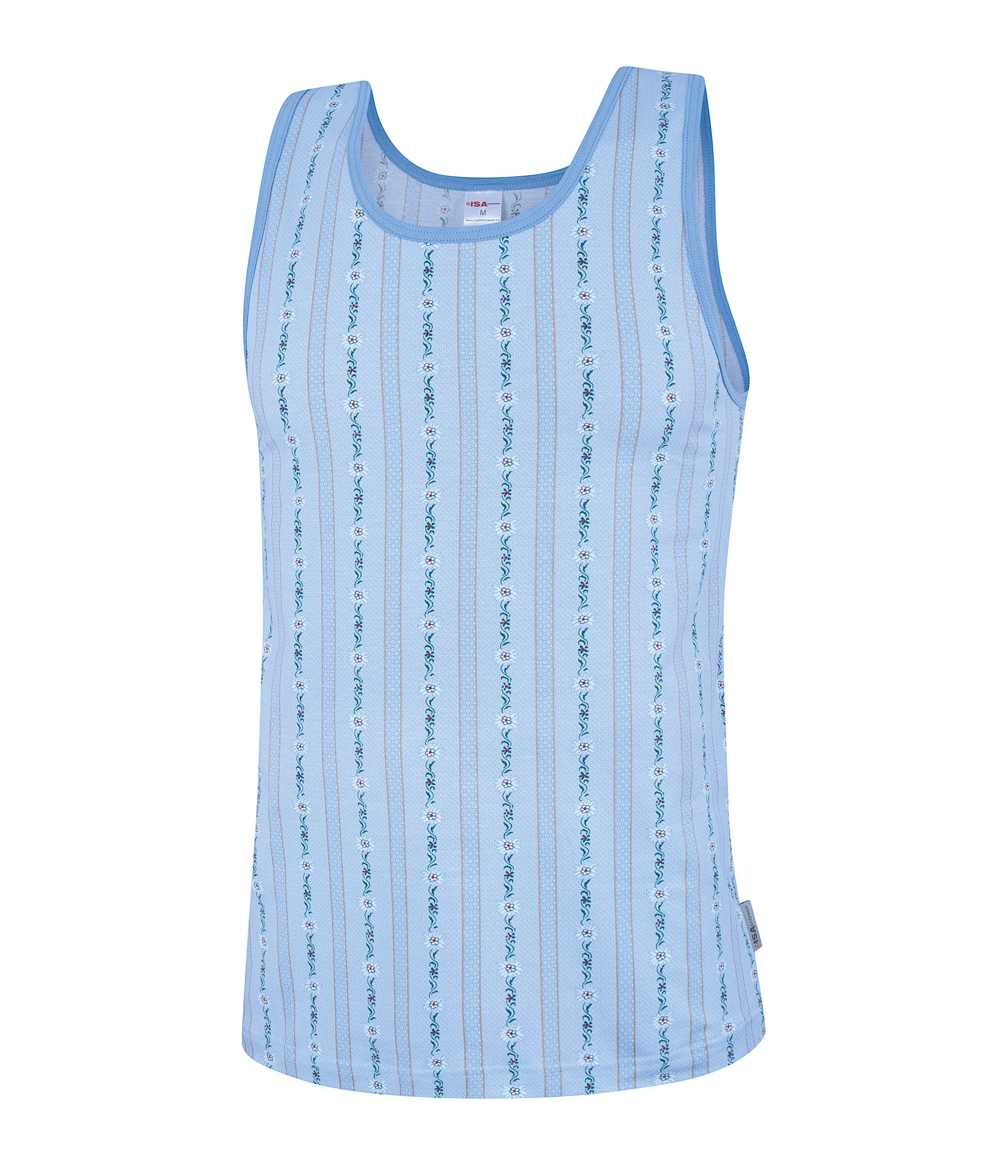 ISA Herren Edelweiss Shirt ohne Ärmel