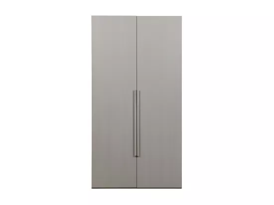 Rens - Armoire en bois H210cm - Gris clair