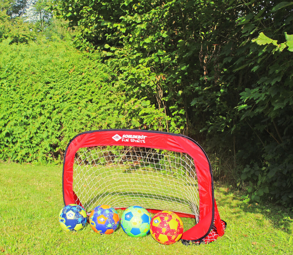 Schildkröt Funsports - POP-UP-GOALS (2er Set Tore im Carrybag) rot/schwarz