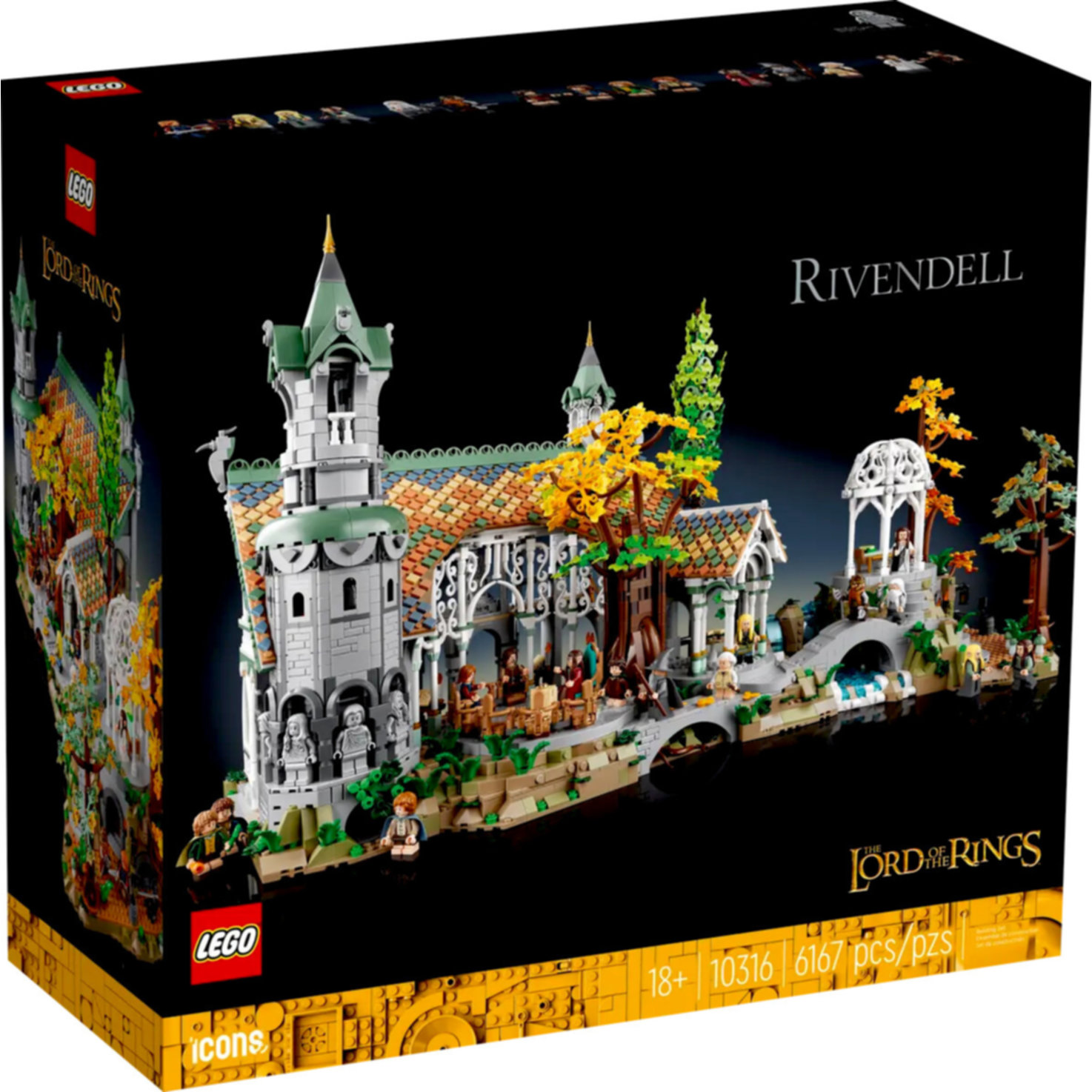 LEGO® Icons 10316 Der Herr der Ringe: Bruchtal™ (LEGO® Rare Set)