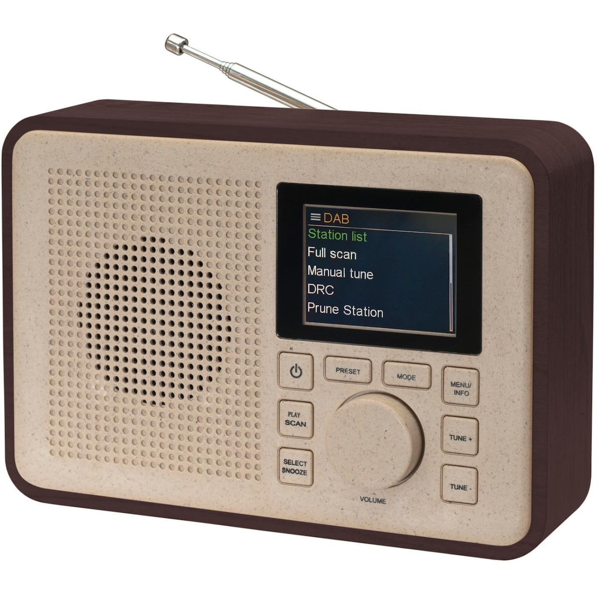 Denver DAB+&FM-Radio Delvis gjord av Bioplast