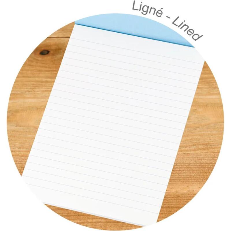 Bloc de Correspondance Triomphe 50 Feuilles Lignées A4-21x29,7 cm - 90g/m2 - Blanc