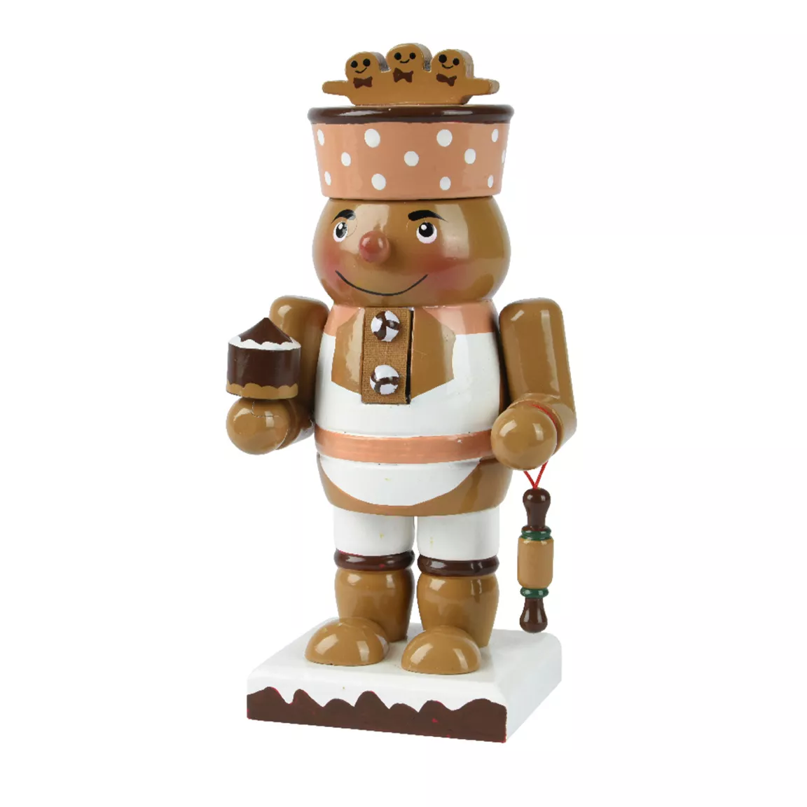 Soldat Casse-noisette en bois (H18 cm) Pain d'épices Gourmand