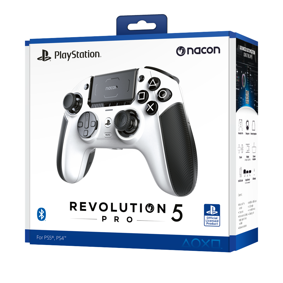 Nacon PS5 Revolution 5 Pro Controller White