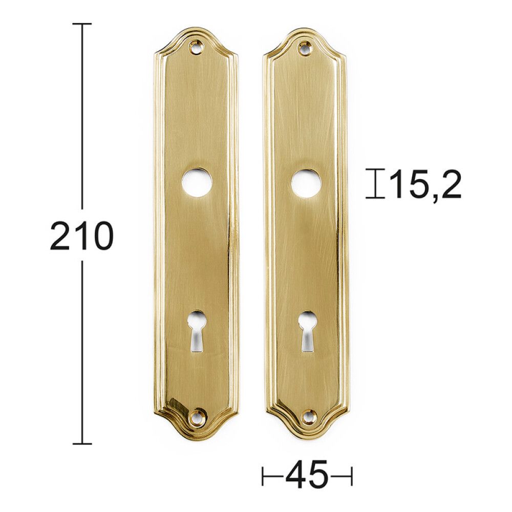 LANGSKILT HABO 53 POLERT MESSING