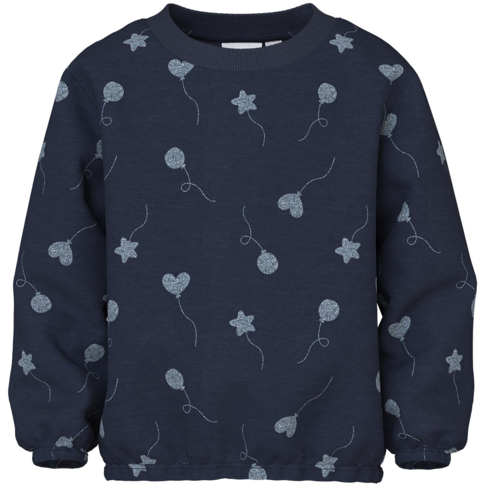 Køb Name It Navy Blazer Glitter Balloons Nmfviluba Ls Nreg Sweat Unb