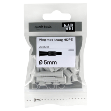 KARWEI kraagplug 5x30mm 25ST