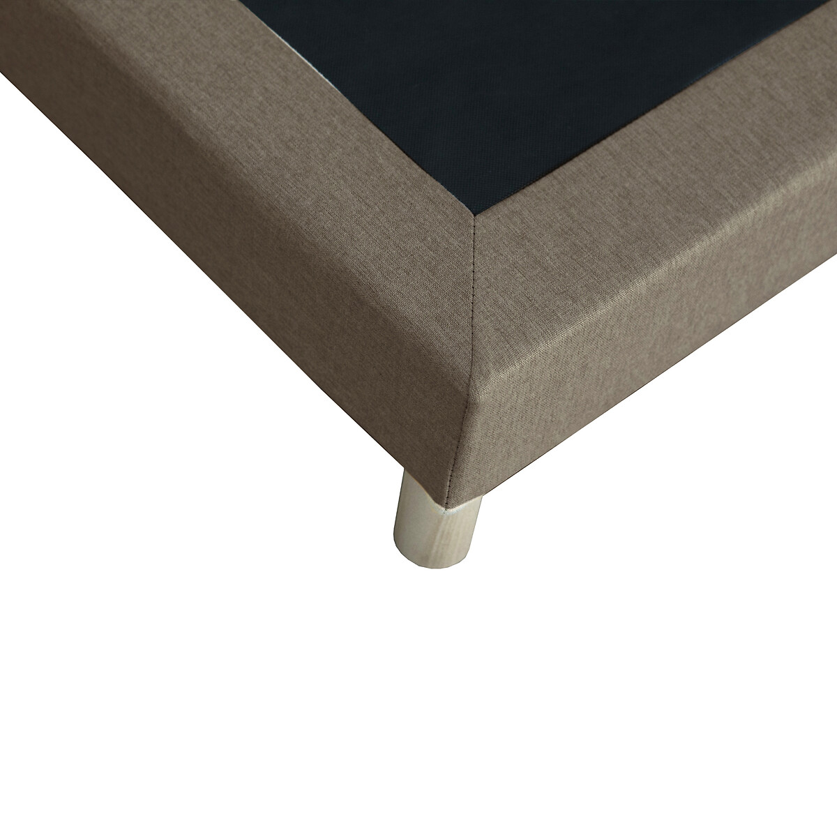 LA REDOUTE INTERIEURS<br>Base de cama estofada com 12 ripas e pés