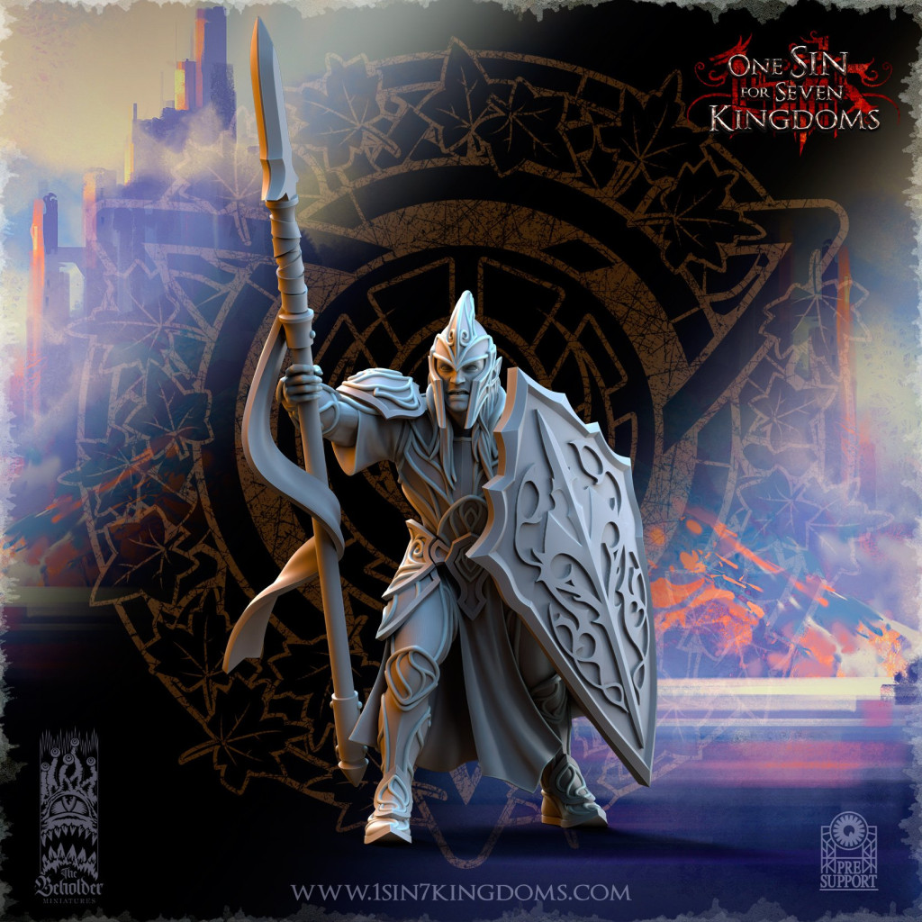 The Beholder Miniatures - Elfes - Soldats