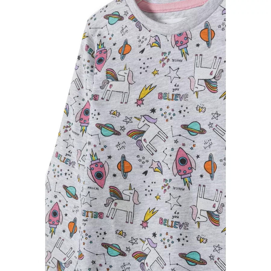MINOTI Pyjama Grau