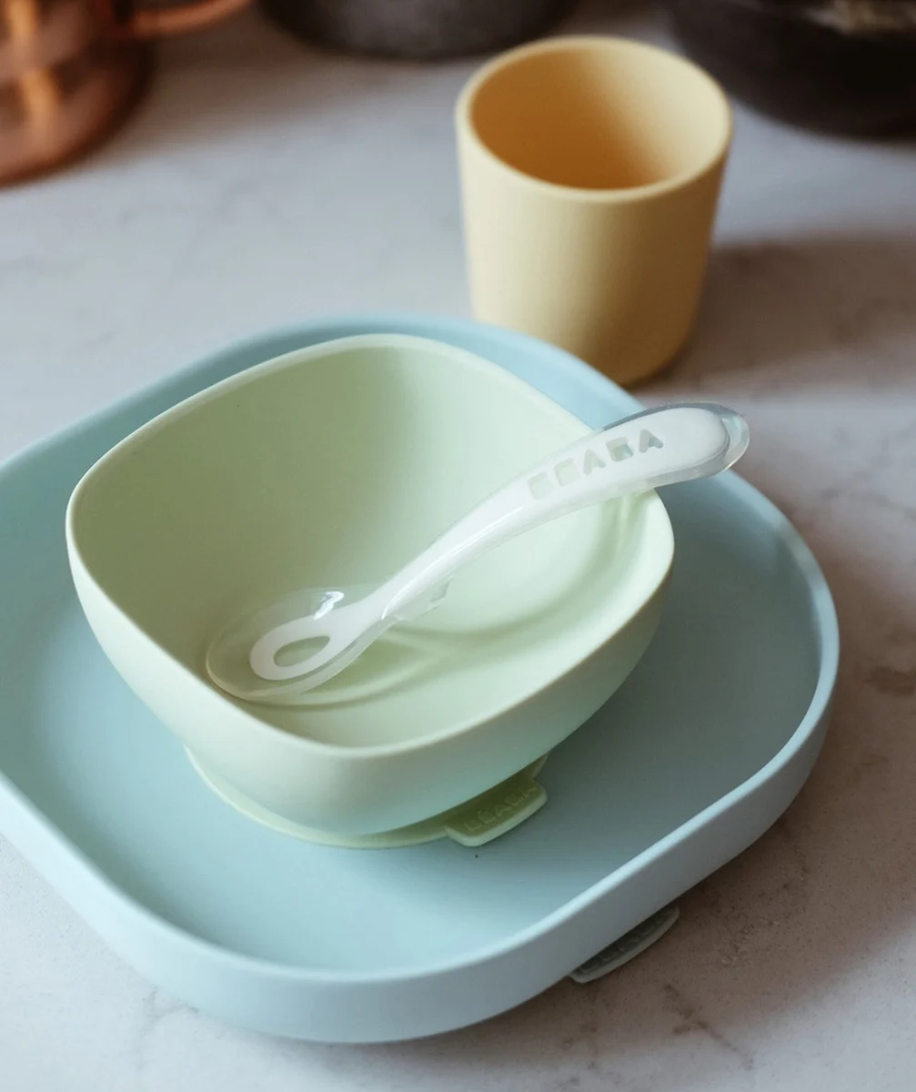 BEABALOT DE 4 CUILLÈRES PREMIER ÀGE EN SILICONE