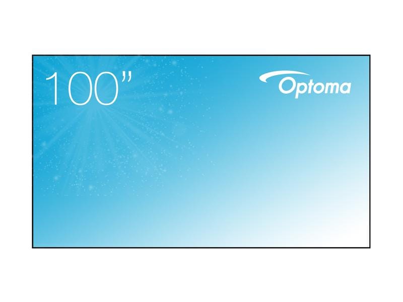 Optoma Rahmenleinwand ALR101 221.4x124.5 cm 16:9 Hochkontrastleinwand für UST Beamer