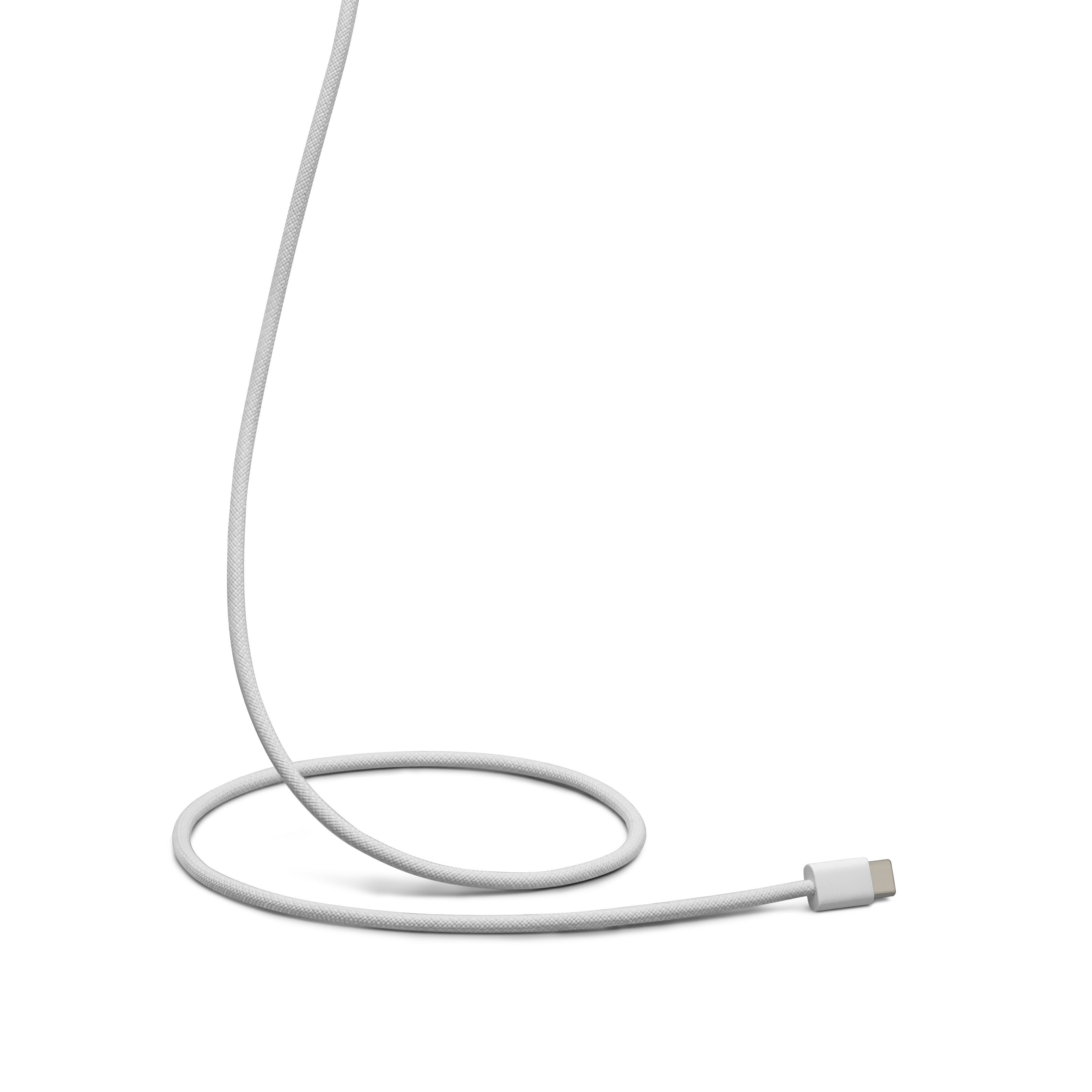 Linocell Flettet USB-C- til Lightning-kabel Hvit 0,5 m