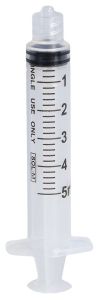 SOL-M Spritze 5ml Luer Lock steril 3-teilig, 100 Stück