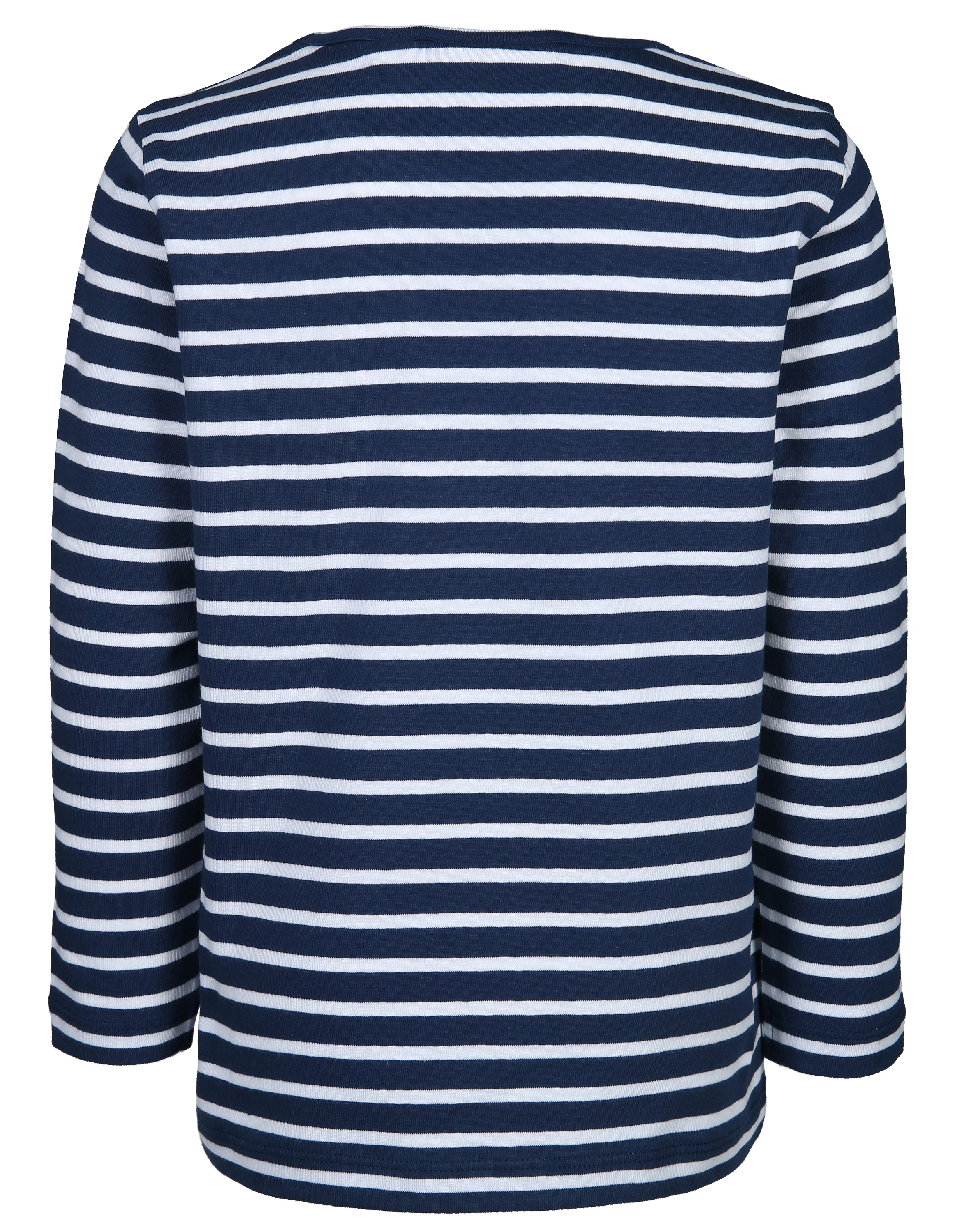 Langarmshirt TRAKTOR TOBI mit Pailletten in dunkelblau/weiß