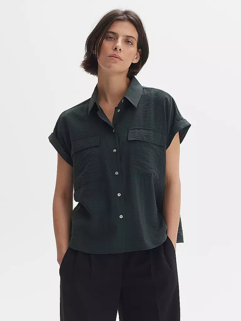 OPUS Bluse FITARA petrol