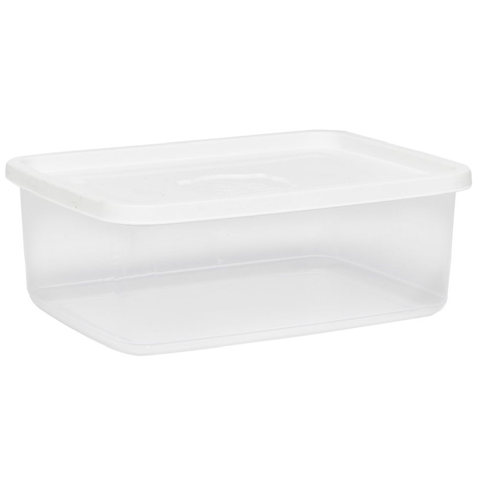 Boîte alimentaire rectangulaire polypropylène x3