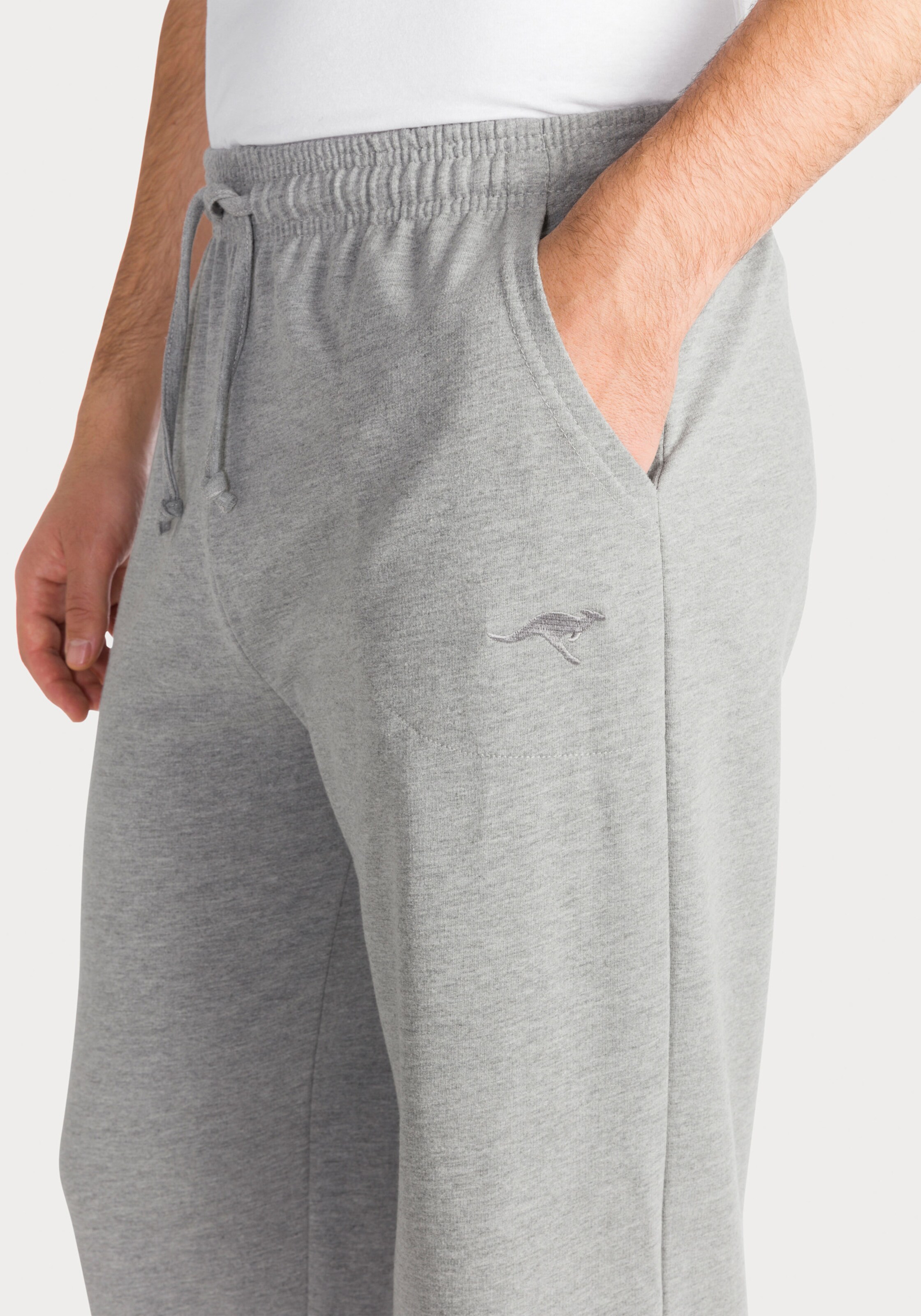 KangaROOS Sweathose in grau-meliert