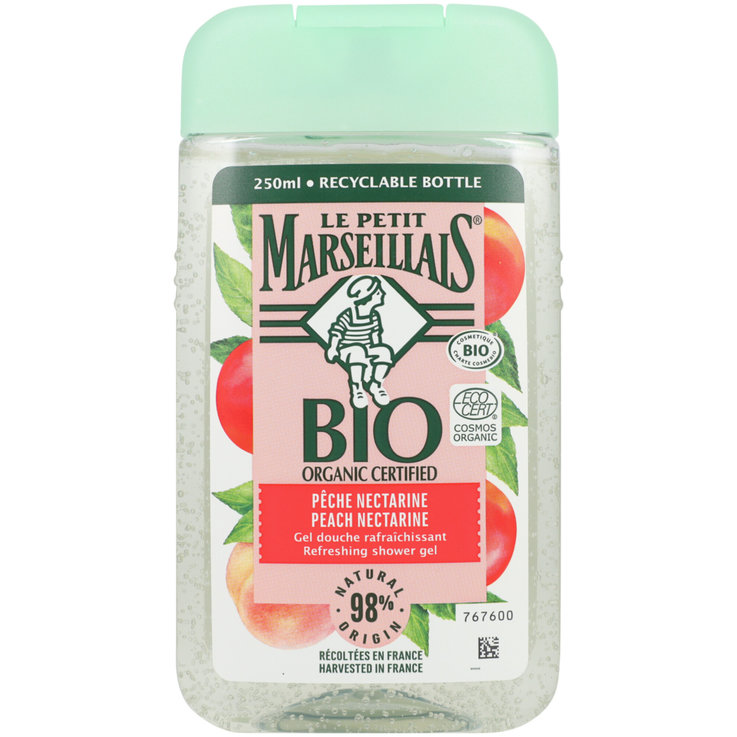 Le Petit Marseillais Duschgel BIO<br>250 ml, Flasche, Gel, Pfirsich & Nektarin