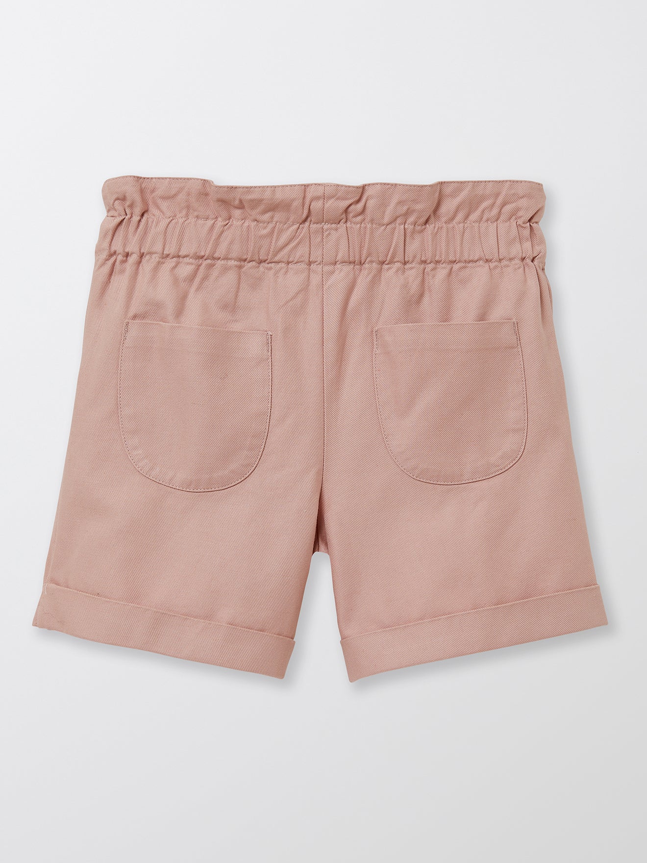 Short Fille en lin et coton