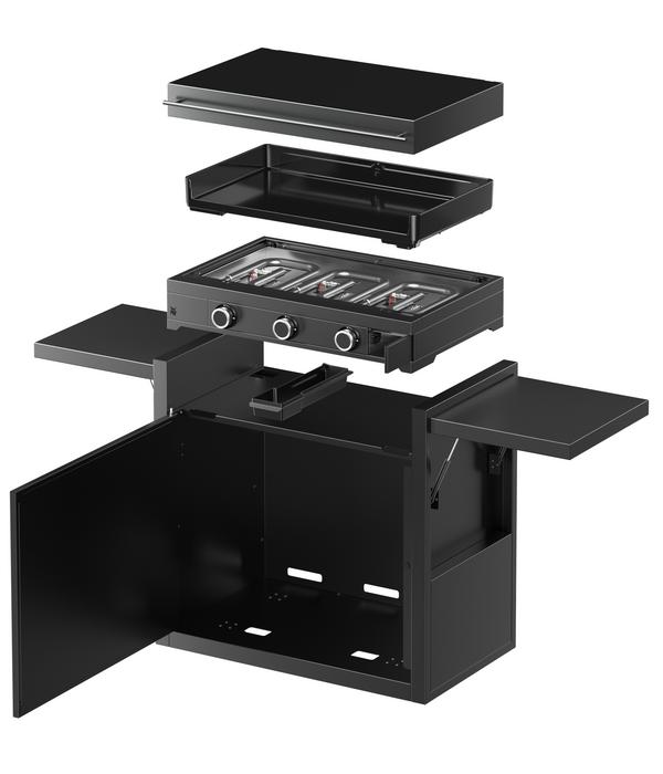 WMF Plancha Set 75G mit Wagen, ca.