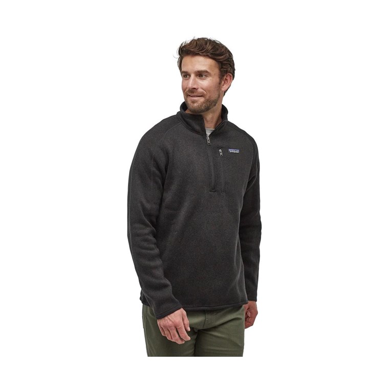 Patagonia Better Sweater 1/4 Zip Men Black