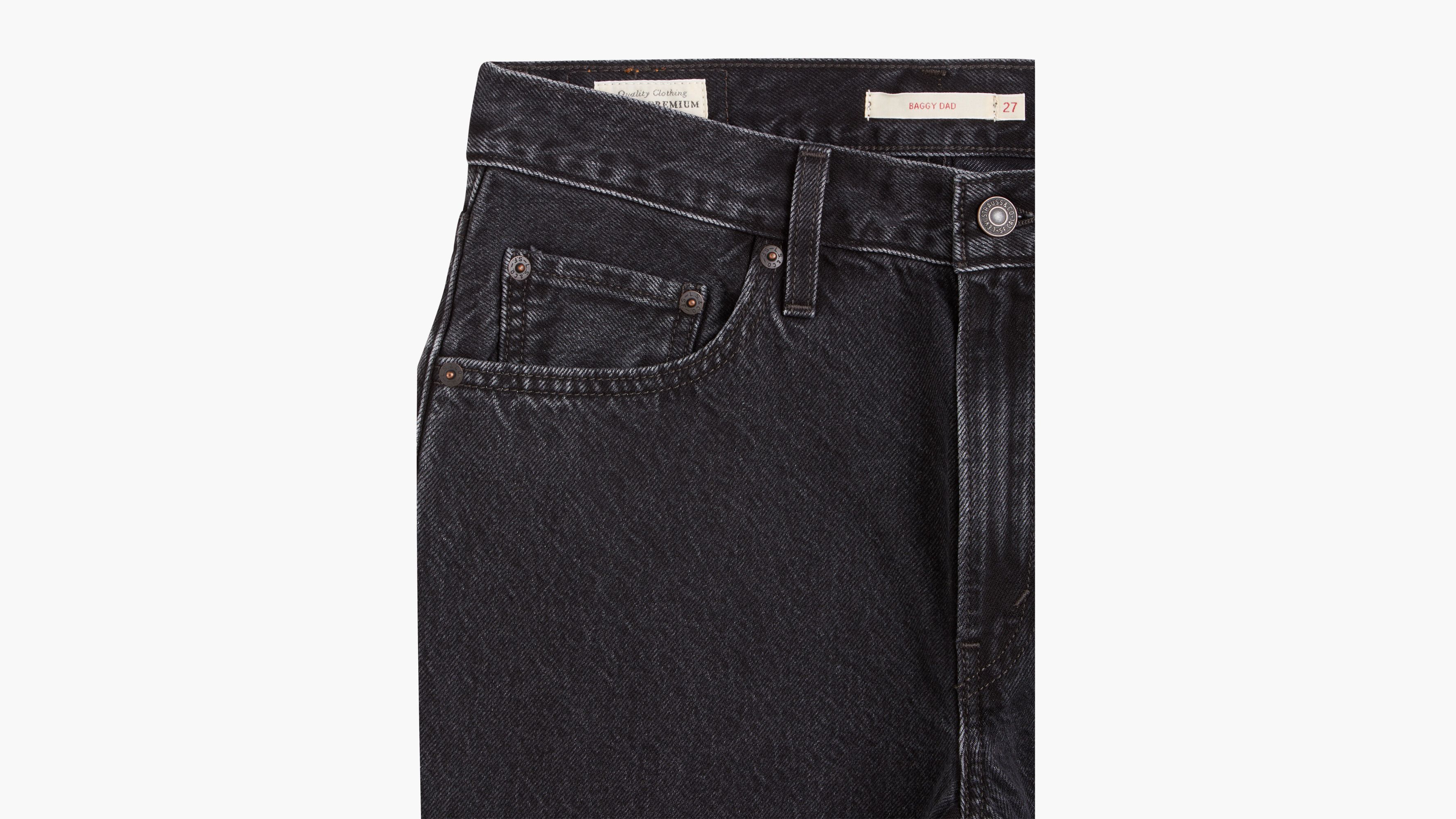 Jean Dad Baggy - Black Stonewash - Noir
