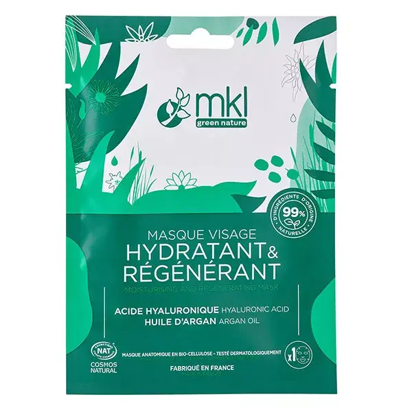 Máscara Facial Hidratante Regeneradora Orgânica MKL Green Nature