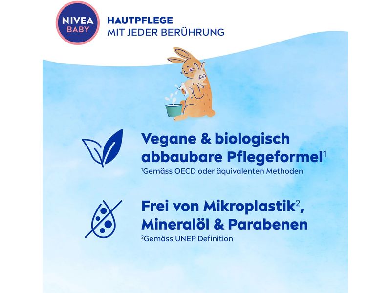 NIVEA BABY Feuchttücher Aqua Feuchttücher aus 99% Wasser reinigen die zarte Babyhaut besonders sanft und schonend