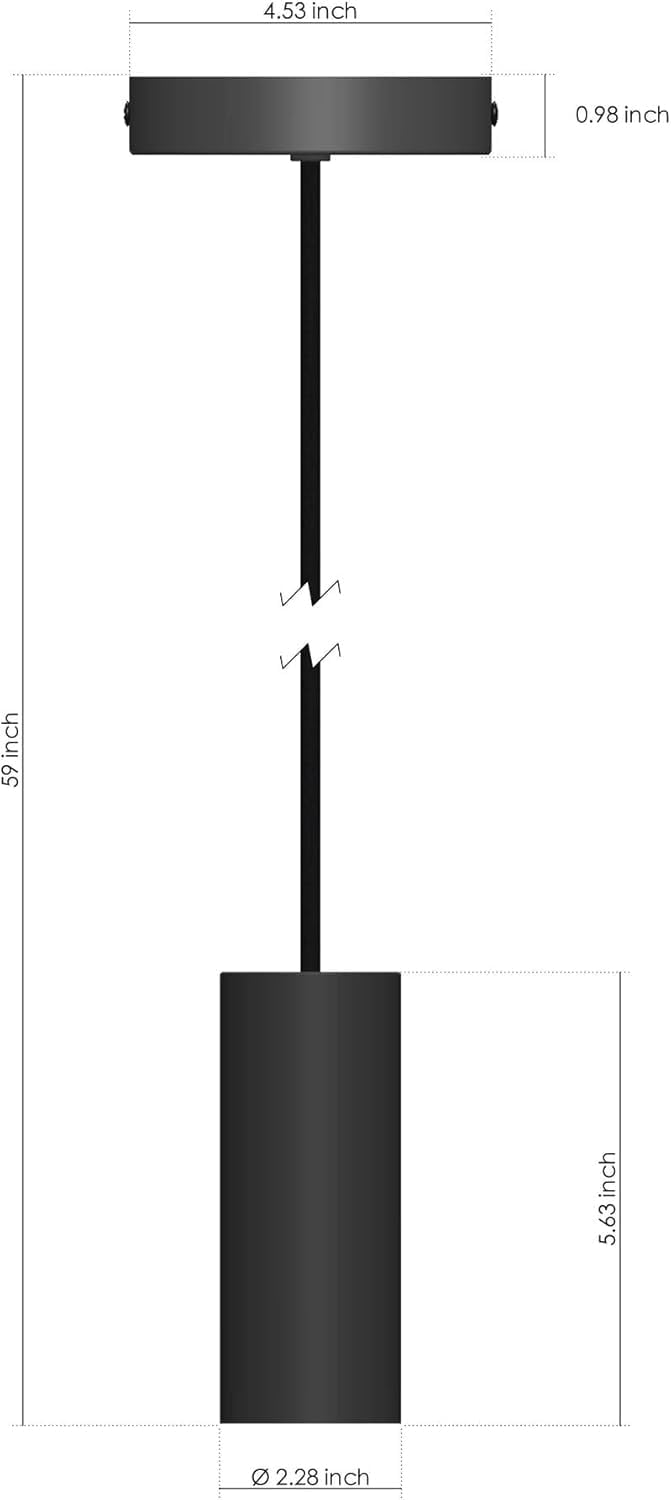Philips Hue Lightguide Pendelleuchte (Schwarz) - E27 - Weißes und Farbiges Licht - Inkl. 1 Hue Lightguide Ellipse Lampe - Hue White and Color Ambiance
