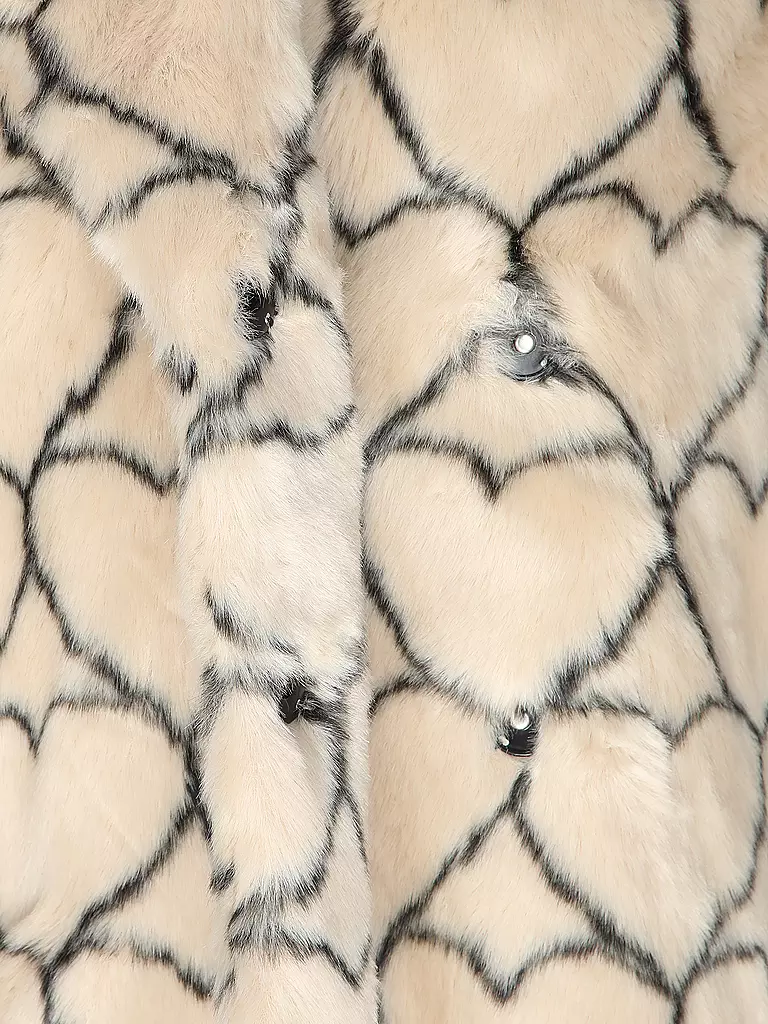 JAKKE Jacke in Felloptik RITA  creme