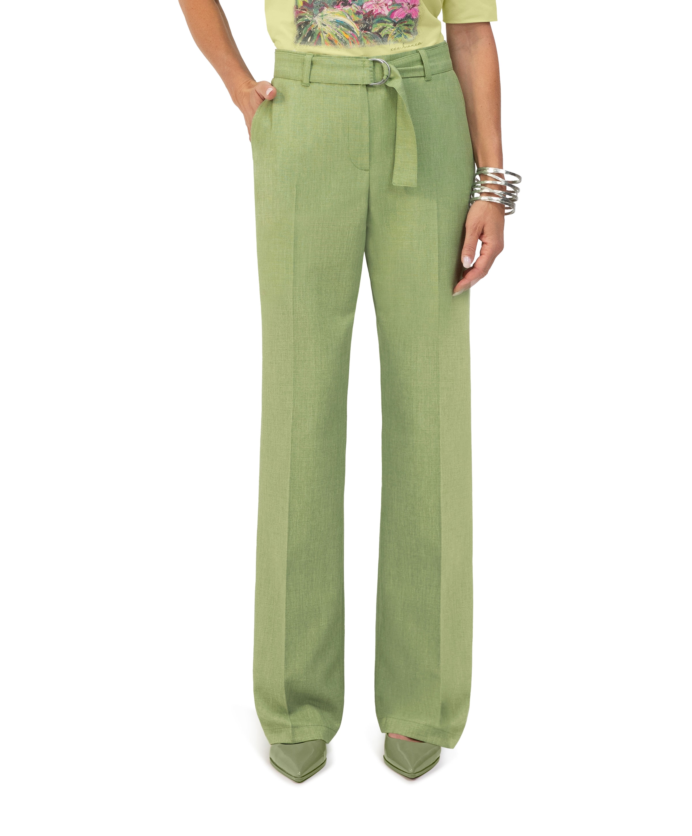 Bianca PARIGI dames pantalon groen