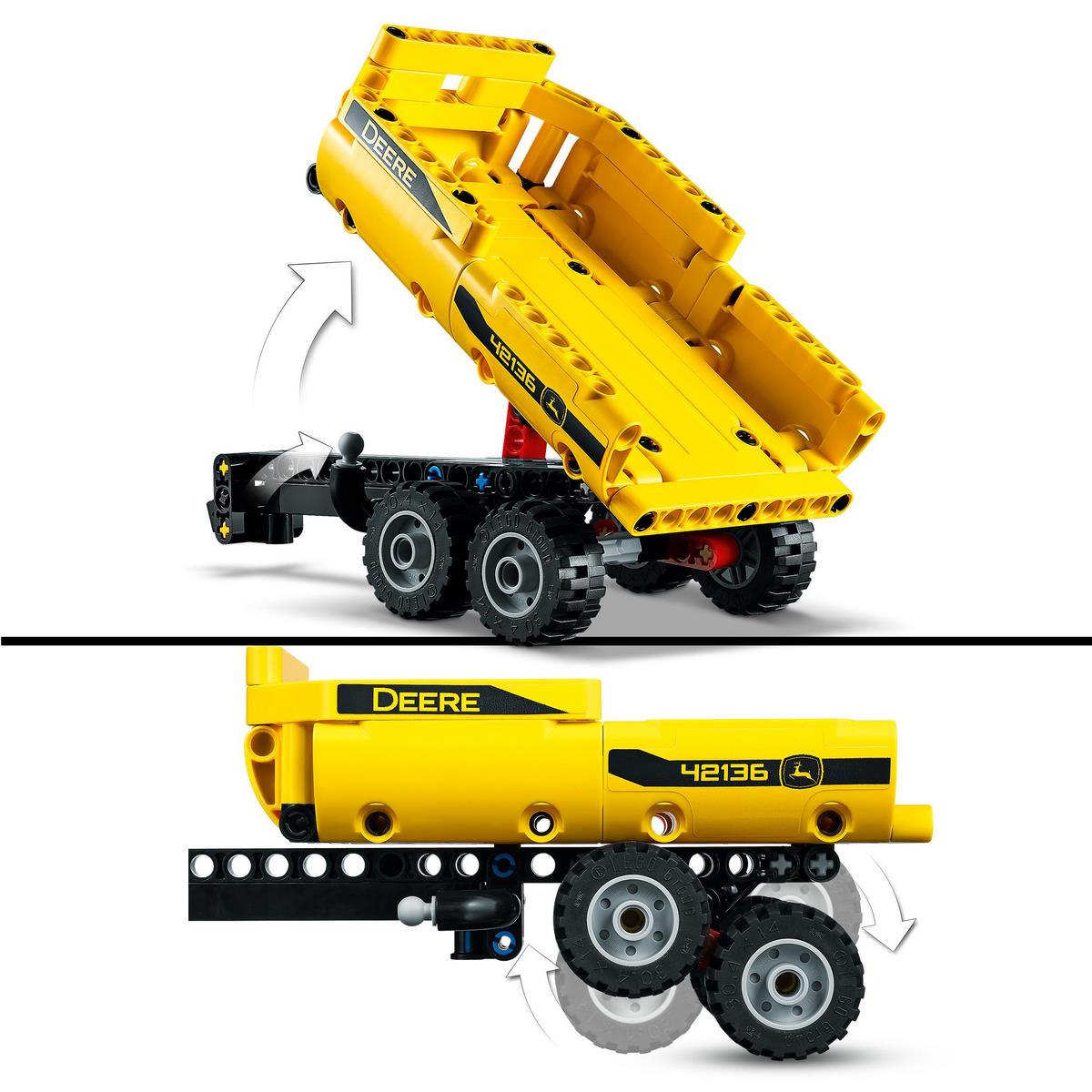 Tracteur John Deere 9620R 4WD Lego Technic 42136