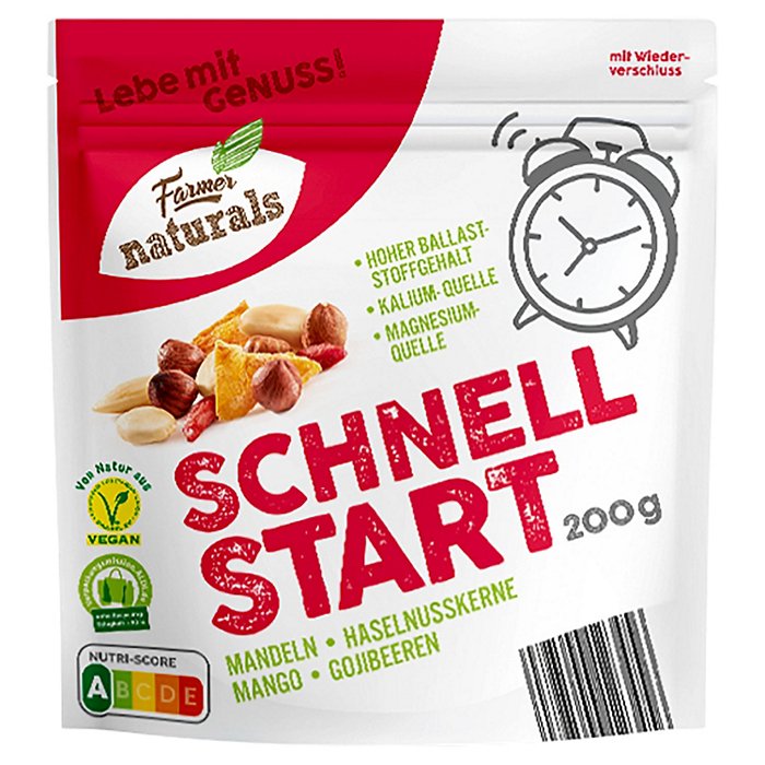 FARMER NATURALS GeNuss-Mix 200 g, Schnellstart