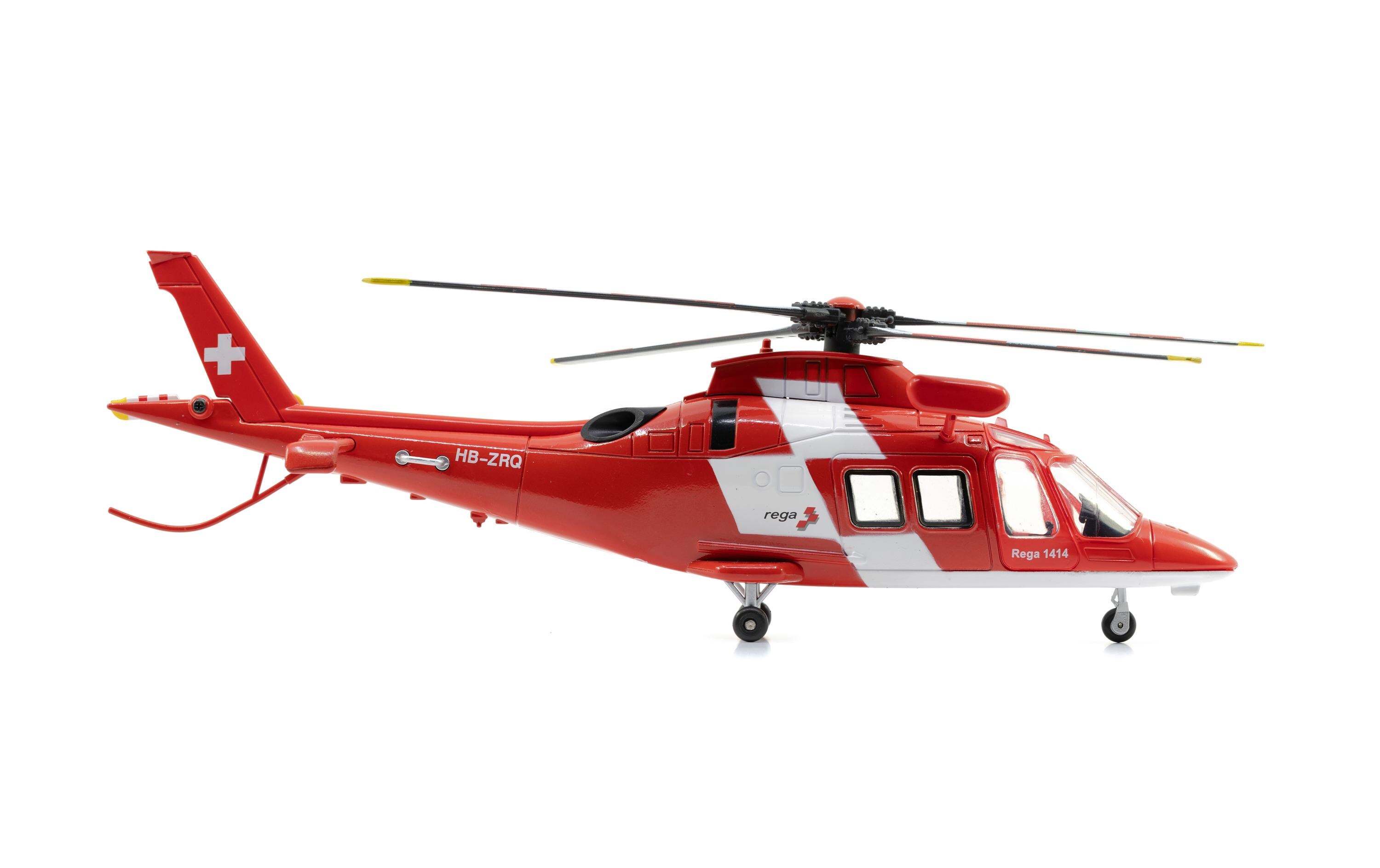 Toy Leonardo AW109 Rega Helikopter 1:48Helikopter Modellbausatz