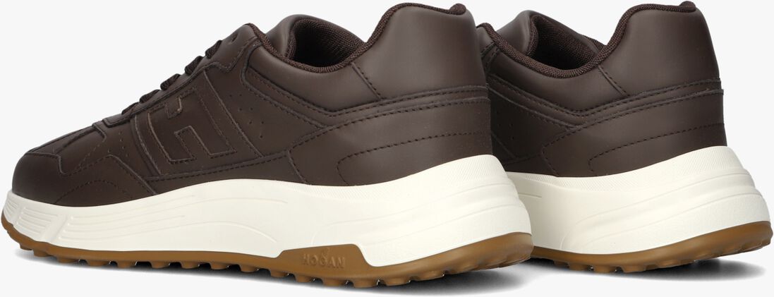bruine hogan lage sneakers hyperlight allacciato h