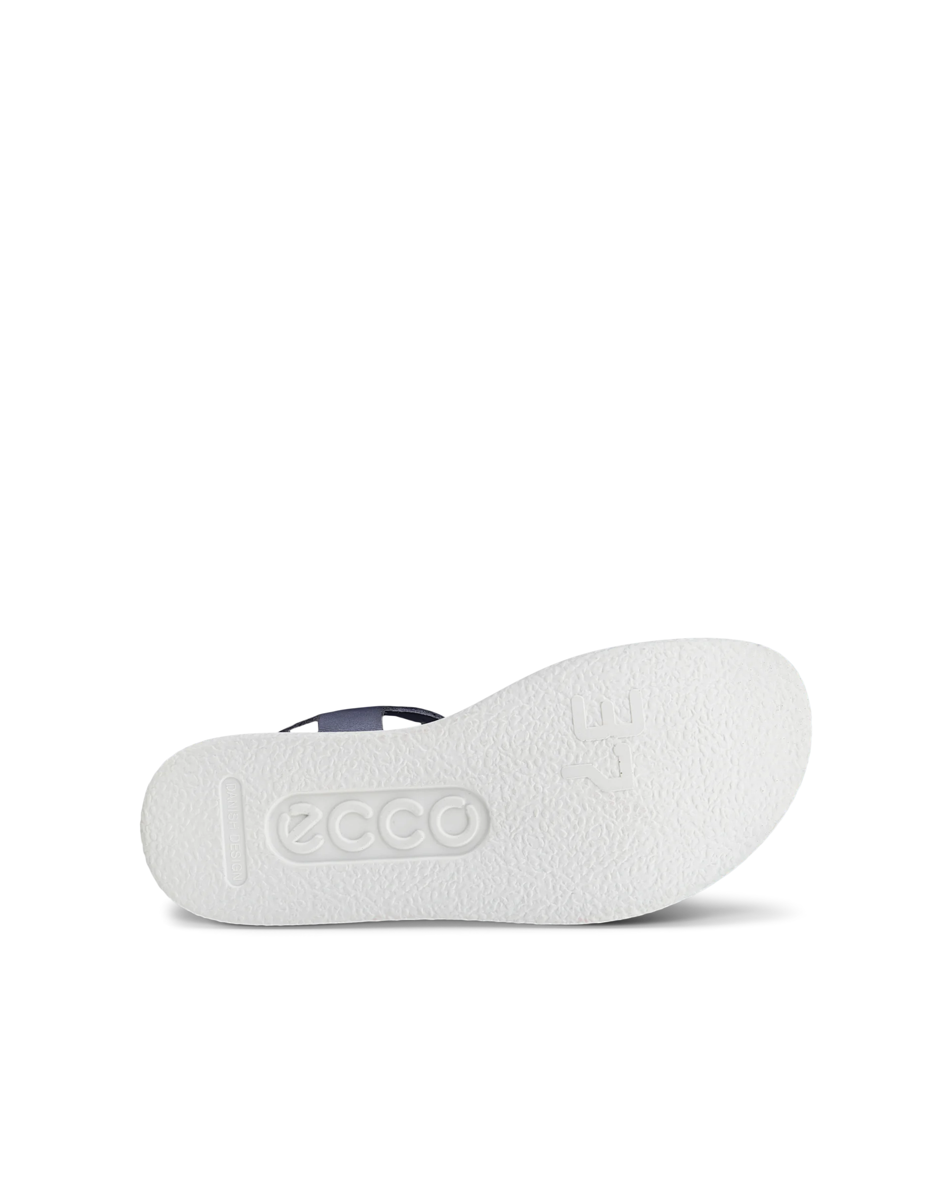 ECCO FLOWT W Damen Flache Nubuksandale Blau