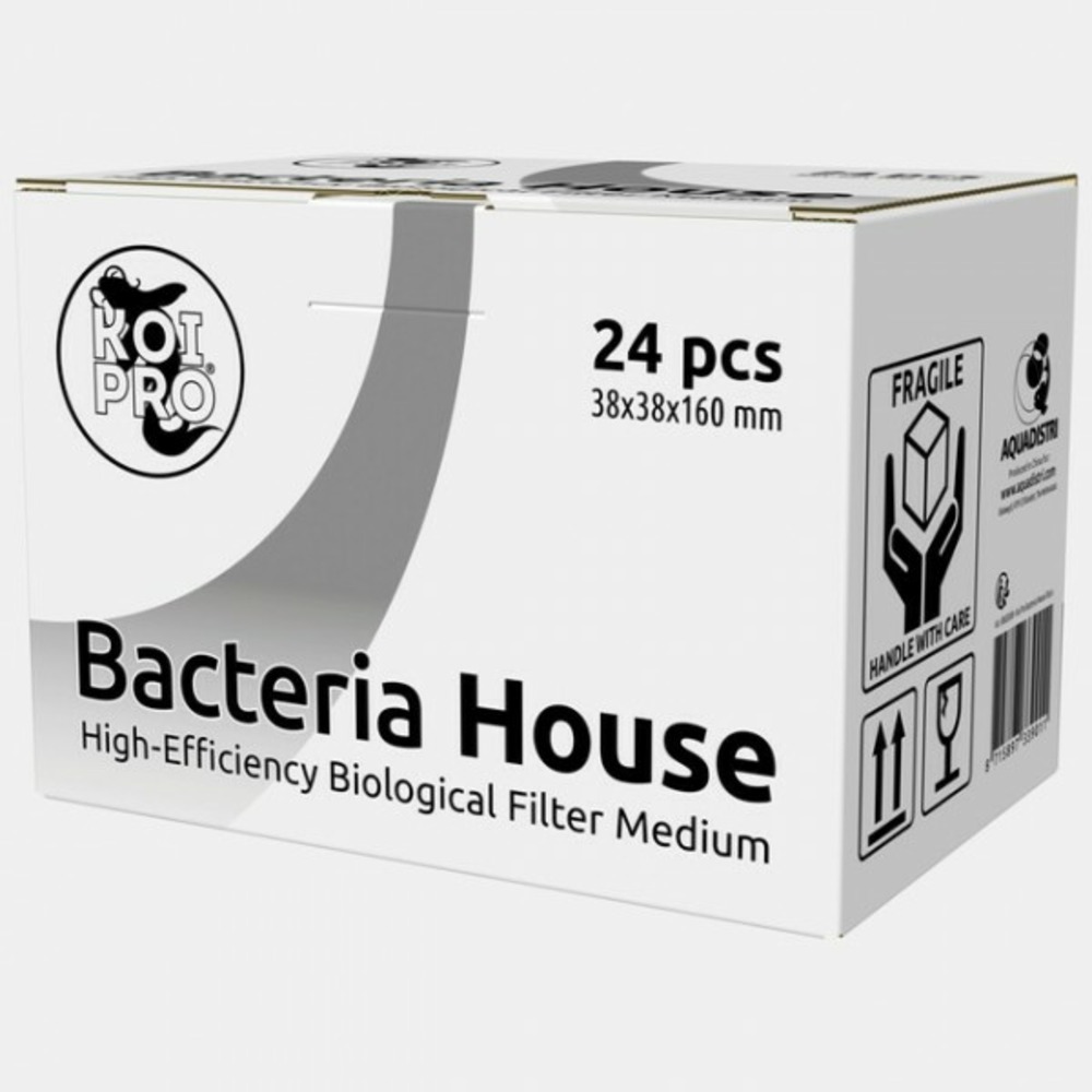 Support bactéries koi pro bacteria house 24 pièces