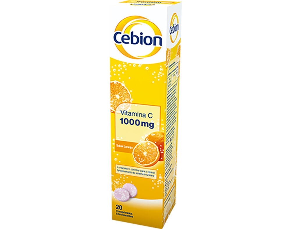 SUPLEMENTO CEBION EFERVESC 1G 20 COMPRIMIDOS