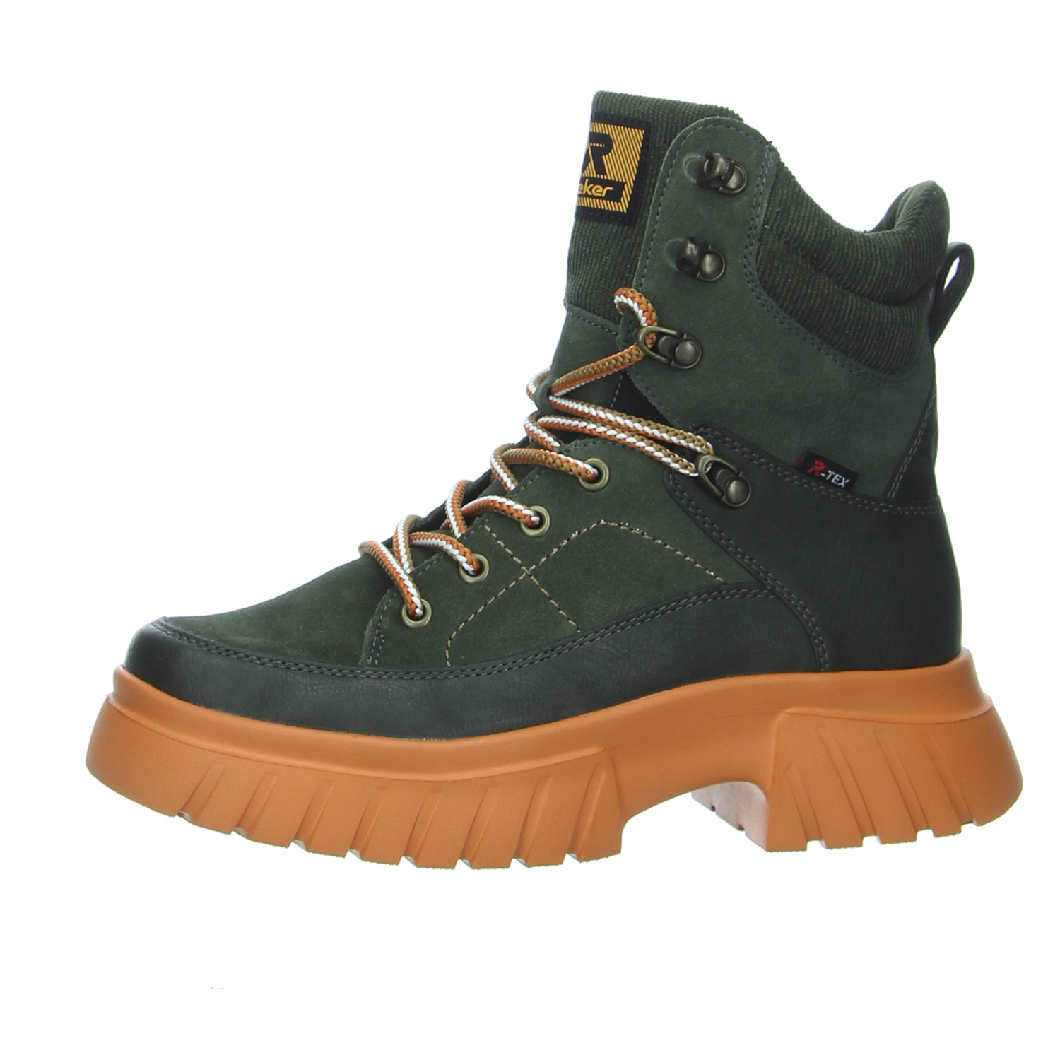 Rieker Schnürstiefel grün grün